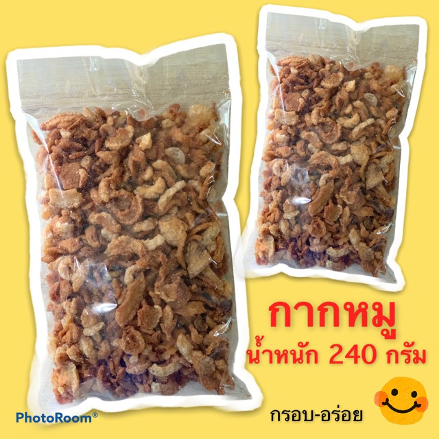 กากหมูเจียวกรอบป่น สด ใหม่ ให้เยอะ