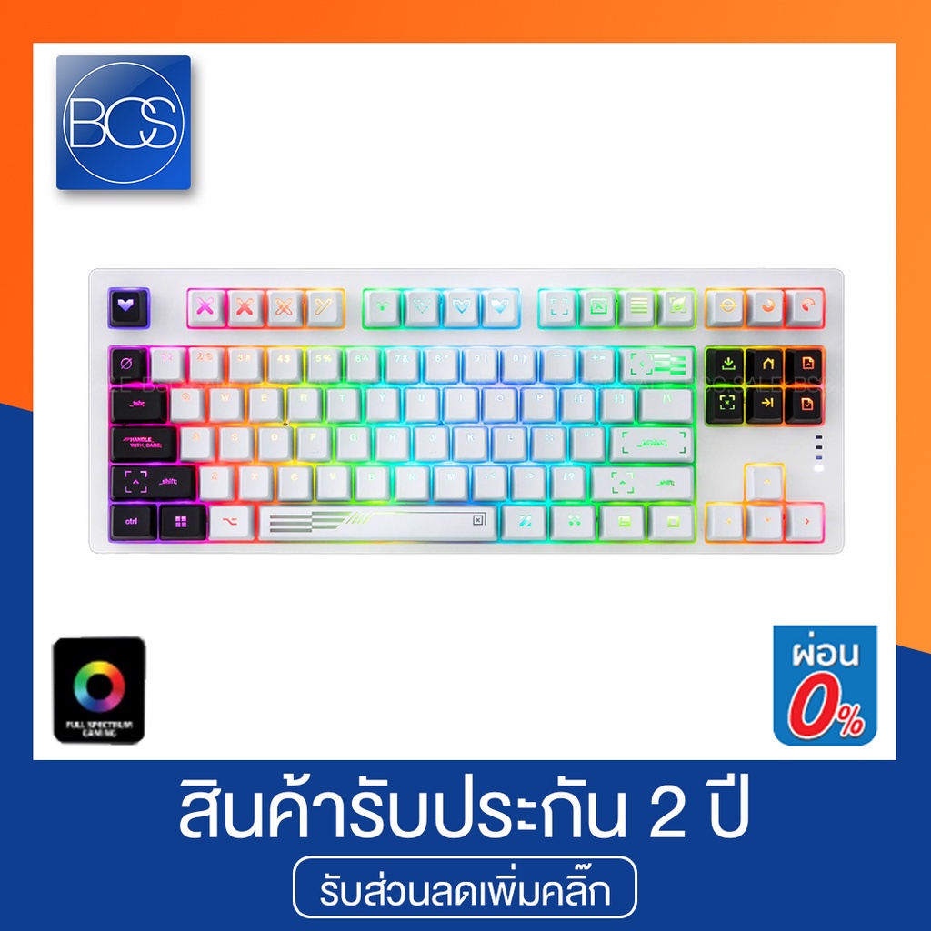 ❒❃♟[ทักแชทรับโค้ด 300 บาท] LOGA YAKSA PRO Printstream Edition Modular Mechanical Gaming Keyboard TKL RGB คีย์บอร์ดเกมมิ่