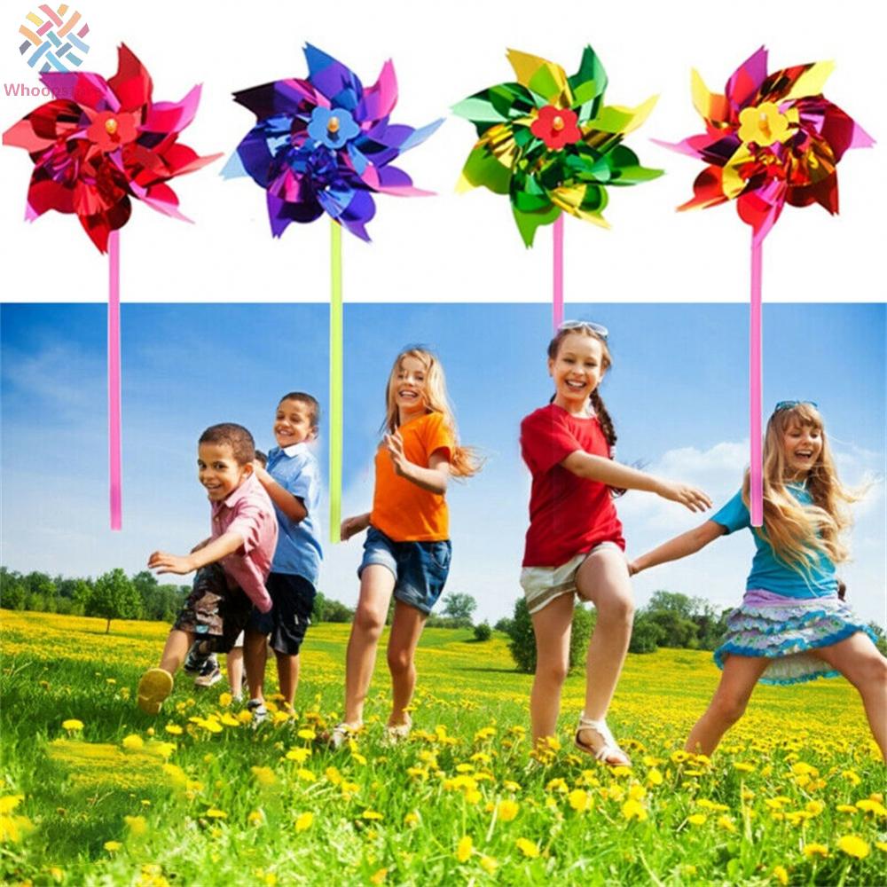 WHOOPS10Pcs Kids Garden Yard Party Camping Windmill DIY Wind Spinner ...