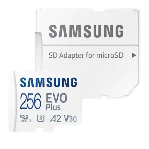 Samsung 256GB EVO Plus Micro SDXC With SD Adapter (130MBs) MIZE ...
