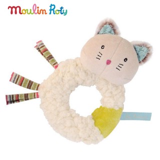 Moulin Roty ของเล่นเขย่า ห่วงกัด ยางกัด ผ้าเน่า ของเล่นเสริมพัฒนาการ ของเล่นทารก Stress relief toy Les Pachats MR-660001