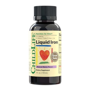 วิตามินธาตุเหล็ก Child life Liquid Iron ,118ml , นำเข้าอเมริกา