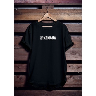 เสื้อยืดผ้าฝ้าย เสื้อยืด พิมพ์ลายรถจักรยานยนต์แข่งรถจักรยานยนต์ Yamaha Motif Distro สําหรับผู้ชาย และผู้หญิง