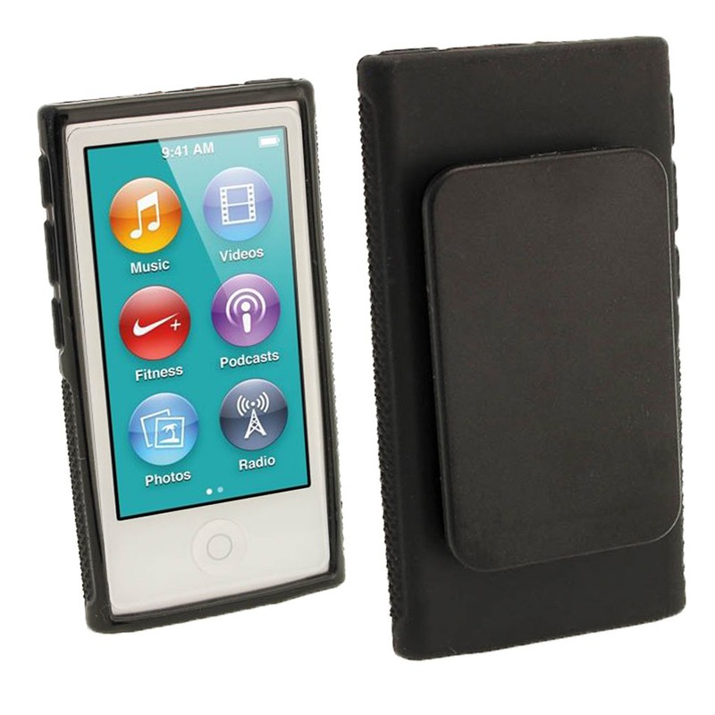 เคสสําหรับ Nano7 7th 8 TPU ปลอกซิลิโคนสําหรับ Apple iPod Nano 7 8 เคส + คลิปหนีบเข็มขัด