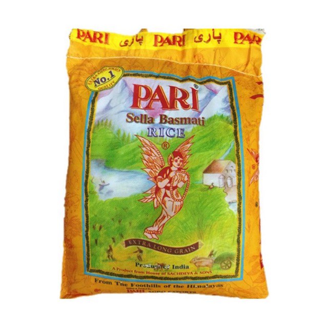 ข้าวบาสมาติเซล่า PARI Sella Basmati 5kg (Parboiled 1121) Basmati Rice Parboiled