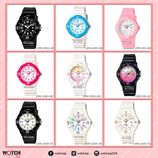 Casio Standard นาฬิกาข้อมือผู้หญิง สายเรซิ่น รุ่น LRW-200H