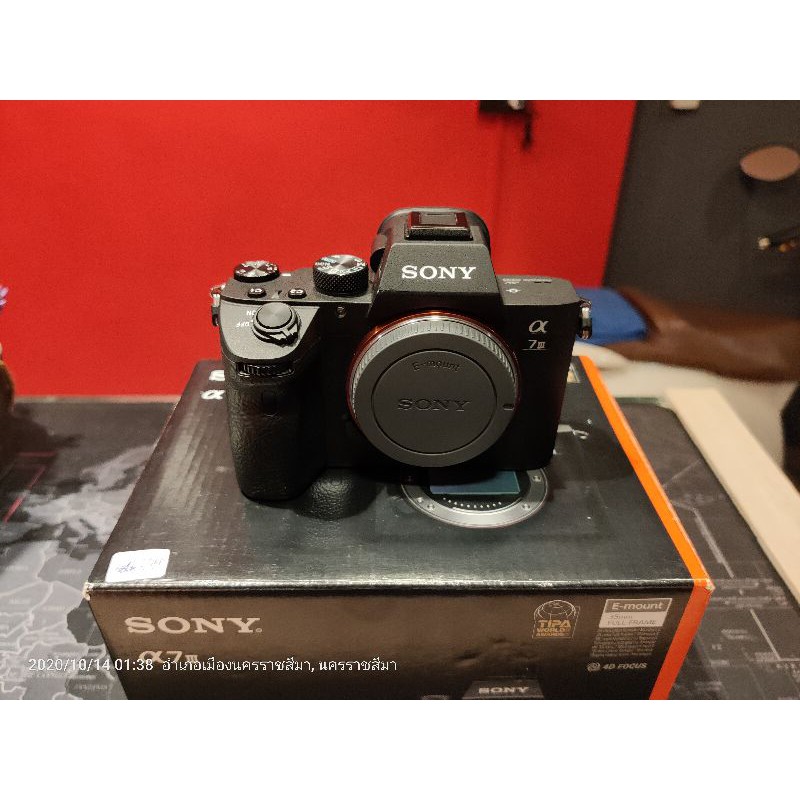 (สินค้าหมด)Bodyกล้อง Sony A7iii มือสอง