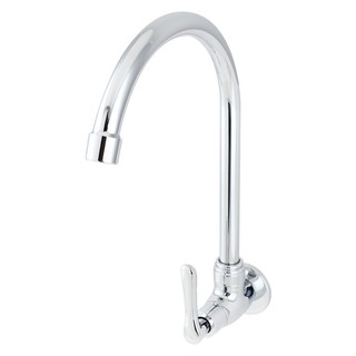 ก๊อกซิงค์ เดี่ยว แบบติดผนัง 495.61.171 ก๊อกซิงค์ ก๊อกน้ำ ห้องน้ำ SINK FAUCET HAFELE 495.61.171 CHROME