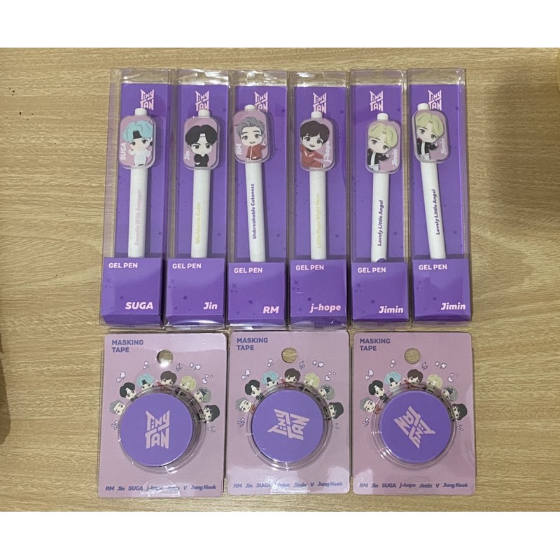(พร้อมส่ง) BTS TINY TAN ปากกาเจล