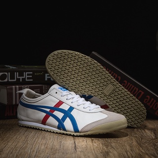 Onitsuka Tiger Mexico 66 【สินค้าของแท้】รองเท้าผ้าใบ รองเท้าวิ่ง สําหรับผู้ชาย และผู้หญิง