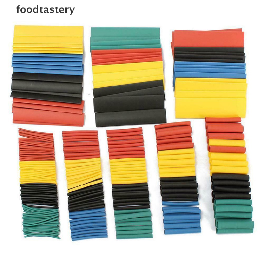 Fty ชุดปลอกหุ้มสายไฟ ท่อหดความร้อน หุ้มฉนวน 164 ชิ้น