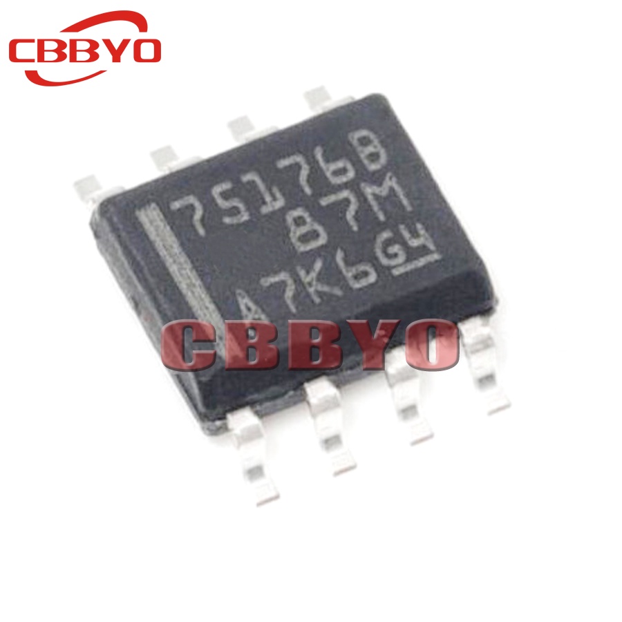 10pcs SN75176BDR SN75176B SOP8 SOP SN75176 SMD ยี่ห้อใหม่