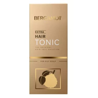 BERGAMOT EXTRA HAIR TONIC 100มล. เบอกาม็อท เอ็กซ์ตร้า แฮร์โทนิค บำรุงหนังศีรษะ ช่วยลดอาการผมขาดหลุดร่วง ผมบาง ผิวมัน