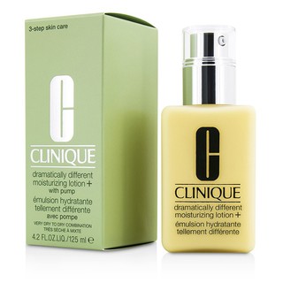 *ของแท้ CLINIQUE Dramatically Different Moisturizing Lotion 125ml เนื้อโลชั่นซึมง่าย ไม่เหนอะหนะ ใช้ทาบริเวณที่ผิวแห้ง