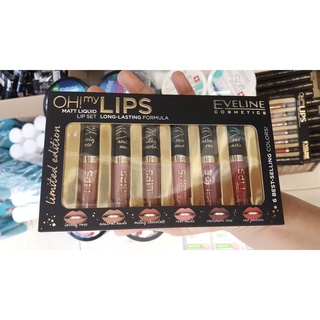 OH! MY LIPS Set of 6 mini liquid lipsticks