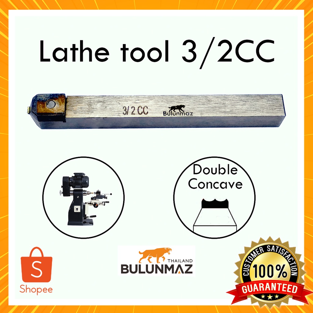 Bulunmaz Diamond Lathe Machine tool. 3 mm, DoubleConcave Blade