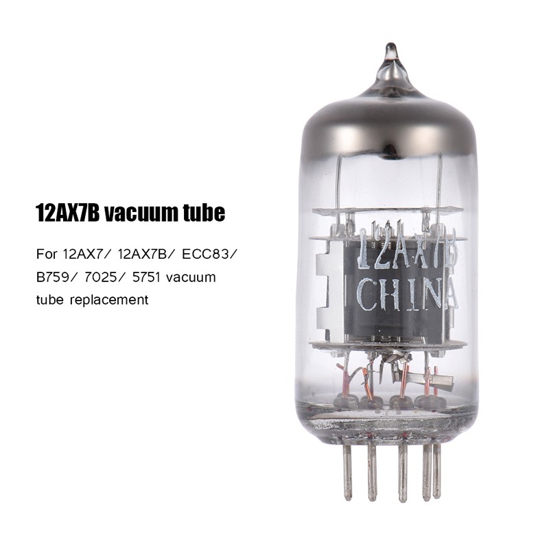 12AX7B Electron Preamp หลอดสูญญากาศ 9-pin Dual Triode สําหรับ 12AX7 ECC83 B759 70255751 หลอดเปลี่ยน