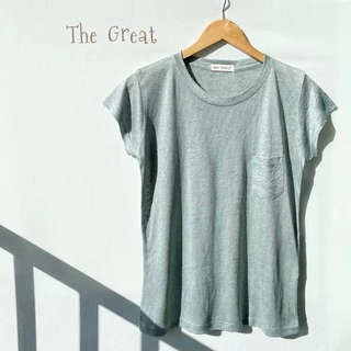 เสื้อยืดคอกลมมีกระเป๋า ผ้าสลาฟ