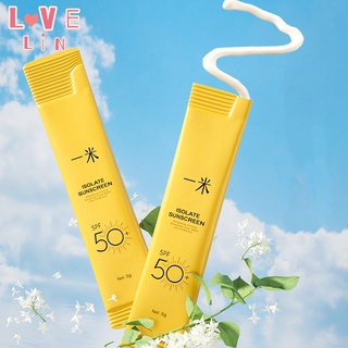 【Lovelin】โลชั่นกันแดด Spf50 ป้องกันรังสียูวี ให้ความชุ่มชื้น แบบพกพา 3 กรัม