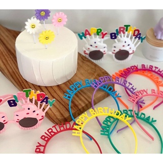 WishYou [พร้อมส่ง] ที่คาดผม วันเกิด Happy Birthday headband