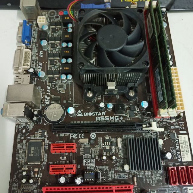 (ชุดCPU+MB+ram) CPU X4-651k +MB Biostar A55M7G+ram 4gb