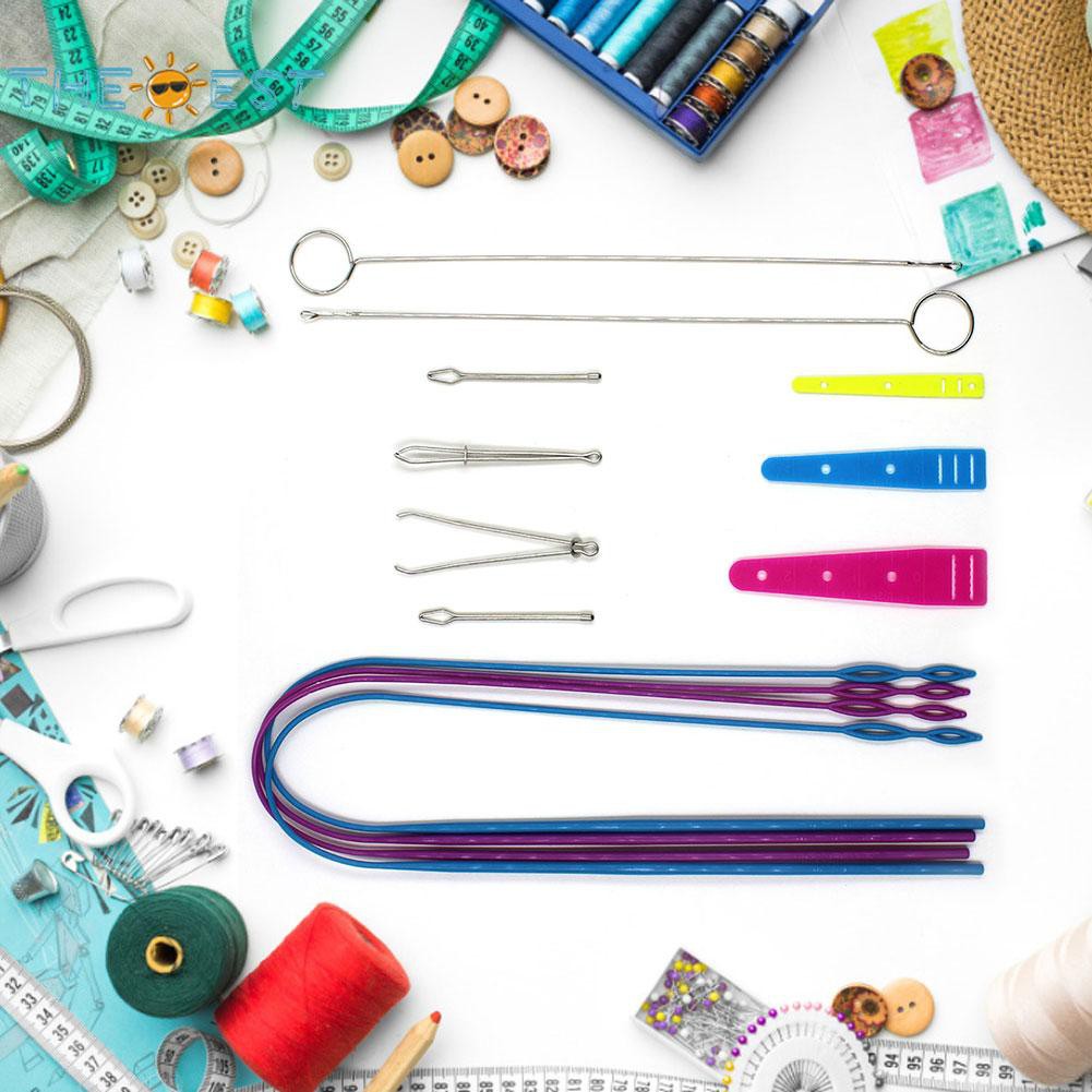 13pcs Household Sewing Tool Sets Threader Clips Wearer Neddlework DIY ...