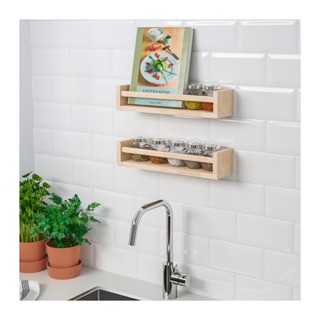 BEKVÄM เบียแควม ชั้นวางขวดเครื่องเทศ, ชั้นวางของ ไม้เบิร์ช IKEA