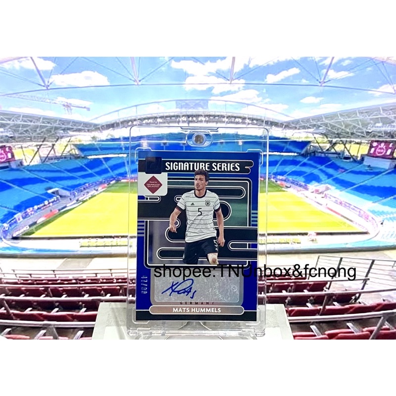 การ์ดลายเซ็นนักฟุตบอล 2021-22 Panini Donruss - Mats Hummels /99 Blue