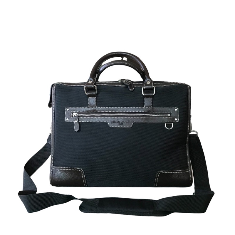 Pierre Cardin 💼 กระเป๋าเอกสารสีดำ กระเป๋ามือสอง