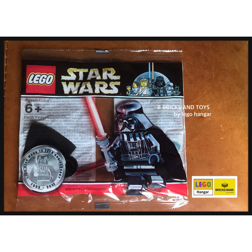 Lego 4547551 Chrome Darth Vader 10 Years Anniversary