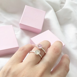 Tulip ring🌷แหวนหินแท้