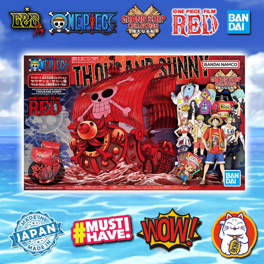 OnePiece Grand Ship Collection - Thousand Sunny : FILM RED ver.  / เรือวันพีช OnePiece : FILM RED