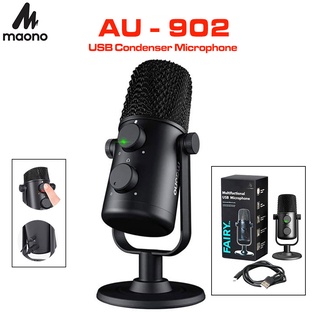 Maono AU-902 USB Condenser Podcast Microphone [รับประกัน1ปี]