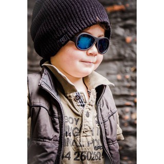 BABIATORS แว่นตากันแดดเด็ก Limited Black Cool blue lenses 0-3y