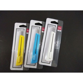 (KTS)คัตเตอร์ Deli No.2038 SK5 Steel Blade คละสี