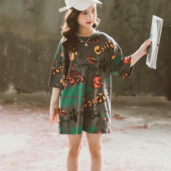 COCO  เสื้อยืดแขนสั้น สกรีนลาย น่ารัก สมวัย ชุดเด็กสไตล์เกาหลี รุ่น 018 ราคา ถูกที่สุด ดีลบีเคเค แกลเลอรีภาพที่ 2
