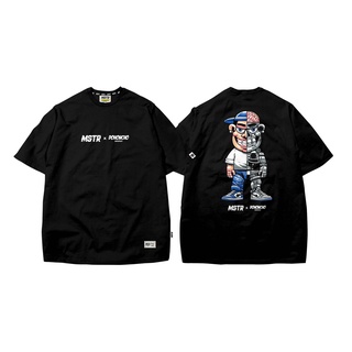 เสื้อแฟชั่นผญ2022 อื่นๆ - MSTR X DOHONCHO COLLAB - เสื้อเชิ้ตเมชา (สีดํา) V1