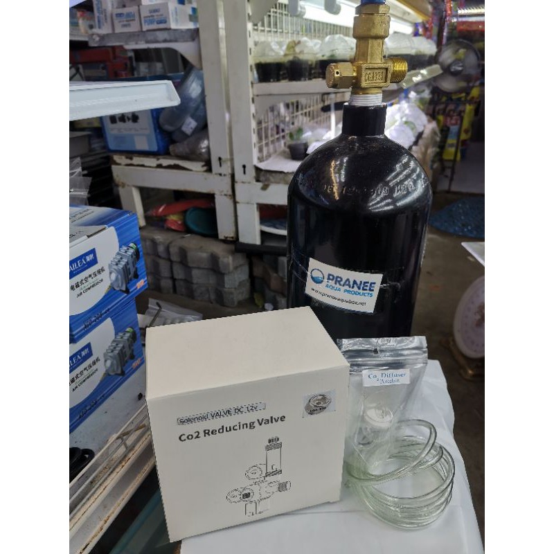 ชุดถังคาร์บอน CO2​ และอุปกรณ์พร้อมใช้งาน