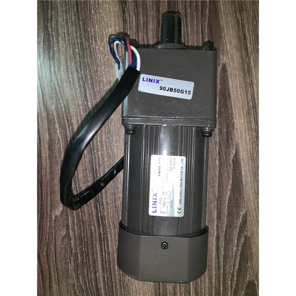 Linix motor 90JB50G15 YN90-220-120 ใหม่ ของแท้ มอเตอร์เกียร์ ปรับความ ...