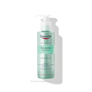 Eucerin Pro Acne Solution Cleansing Gel 200ml (ยูเซอริน เจลล้างหน้า ลดปัญหาสิว ลดผิวมัน บำรุงผิวหน้า) cOD6