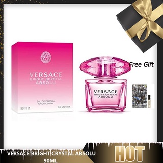 🎁ของขวัญ Versace Bright Crystal Absolu EDP 90 ml. กล่องซีล