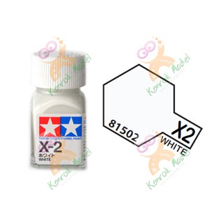 สีสูตรน้ำมัน Tamiya Enamel X2 White 10ml