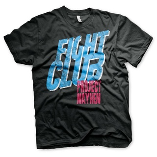 เสื้อยืด พิมพ์ลาย Ly Licensed Fight Club สําหรับผู้ชายS-5XL