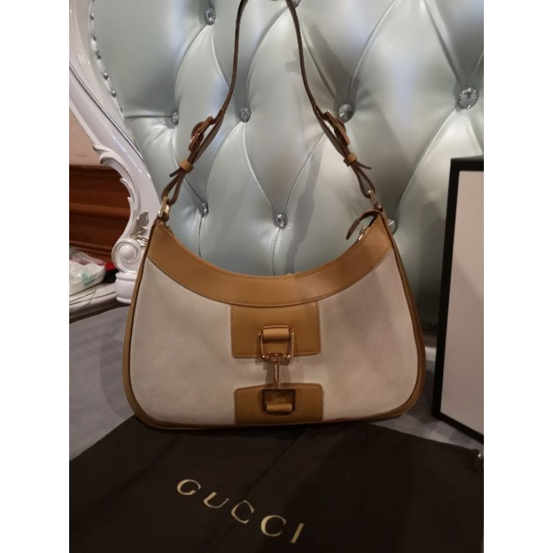 sold❤️gucci pochette​ used like new​ ถูกที่สุด​👌