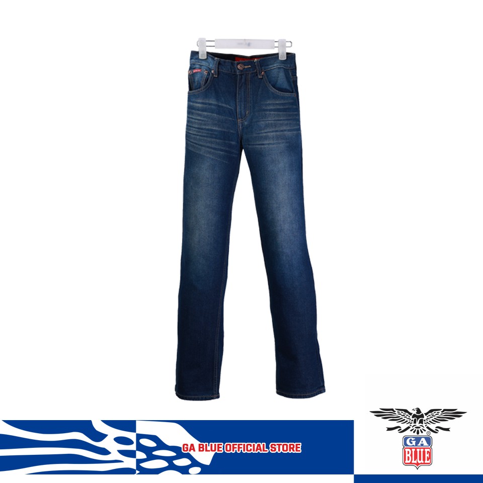 GA Blue 911 Mens Regular Rise Regular Fit Jeans - 1030