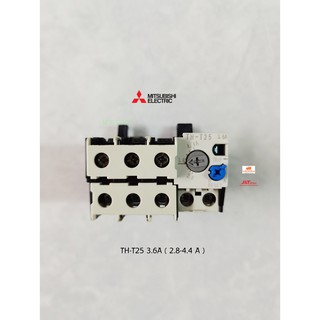 MITSUBISHI Overload Relay TH-T25 3.6A ( 2.8-4.4A ) ใช้กับ S-T21, S-T25