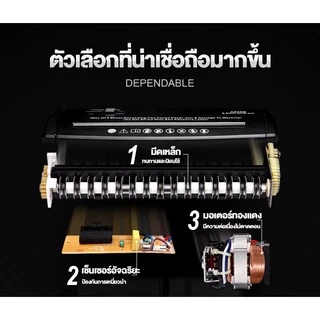 MBK เครื่องทำลายเอกสาร officeแบบไฟฟ้า สามารถทำลายกระดาษได้พร้อมกันหลายแผ่น ความจุ13 ลิตร-S606B