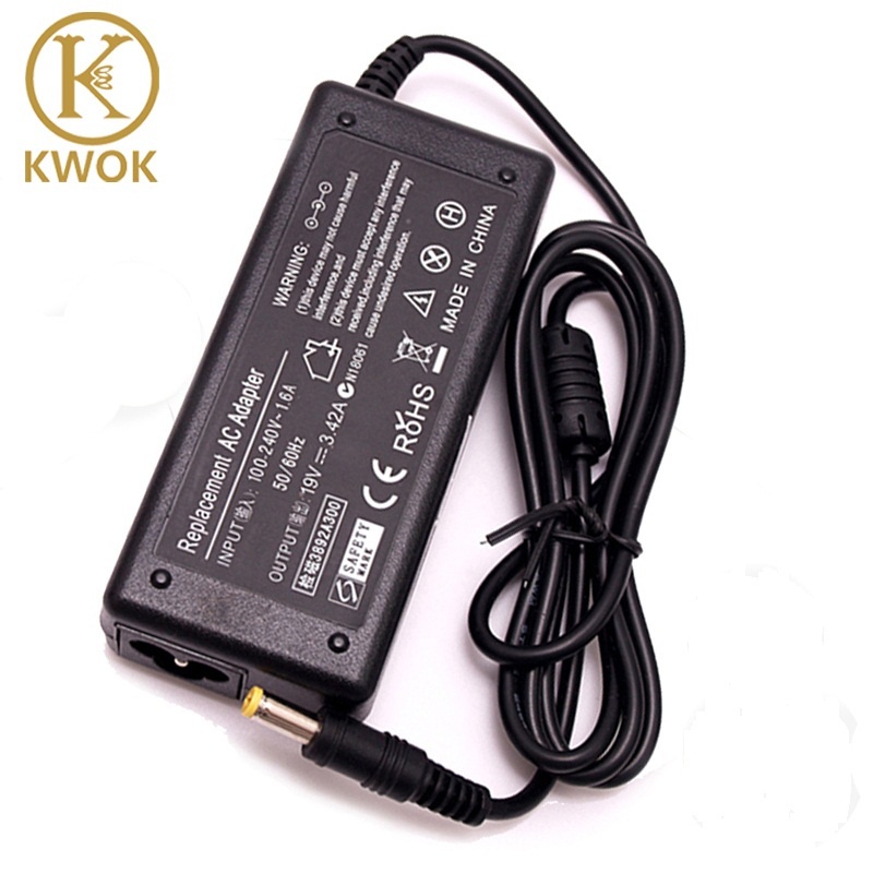 19V 3.42A 5.5*1.7mm AC Adapter Charger Laptop Power Supply For Acer Aspire K52F E525 E625 E627 E725 