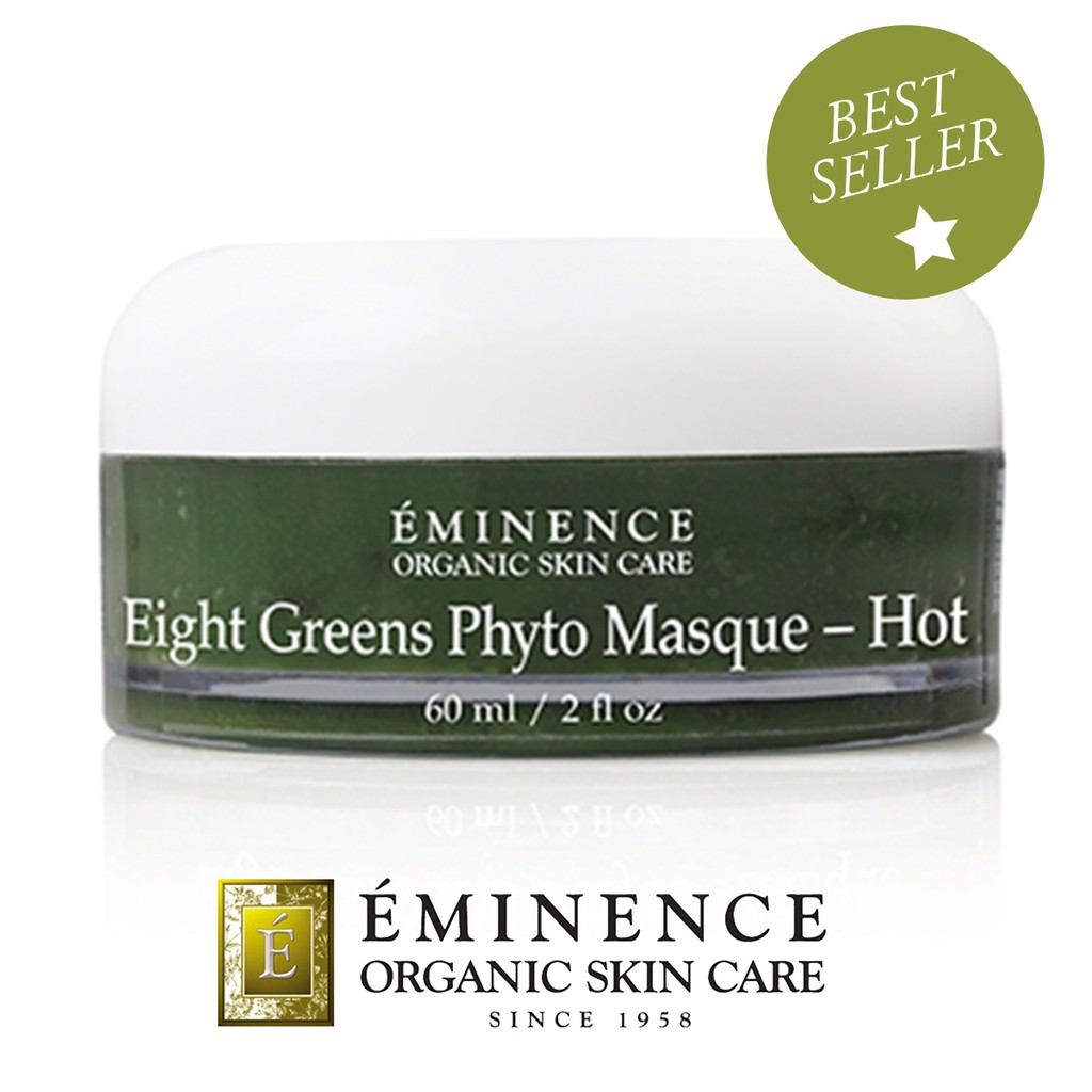 พร้อมส่ง ++ Eminence Eight Greens Phyto Masque : HOT และ NOT HOT - 60ml และ 125ml สายสิว สายหน้าหมอง