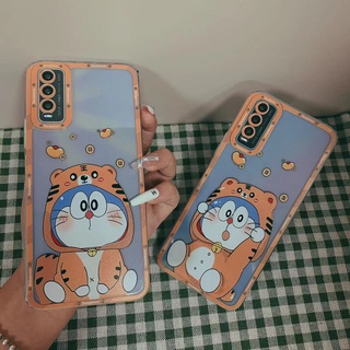 เคสโทรศัพท์มือถือแบบนิ่ม ใส ลายการ์ตูนโดเรม่อน สําหรับ VIVO V2026 1723 1806 1907 1811 1814 V2043 1901 1902 1904 1906 V2027 V2029 1935 1819 1915 1816 V5 PLUS V11i S1 PRO X50 X60 X70 X80 PRO TM046Y